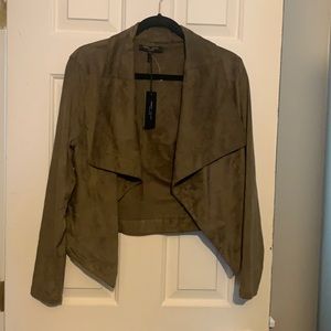 Romeo and Juliet Couture Suede Moto Jacket
